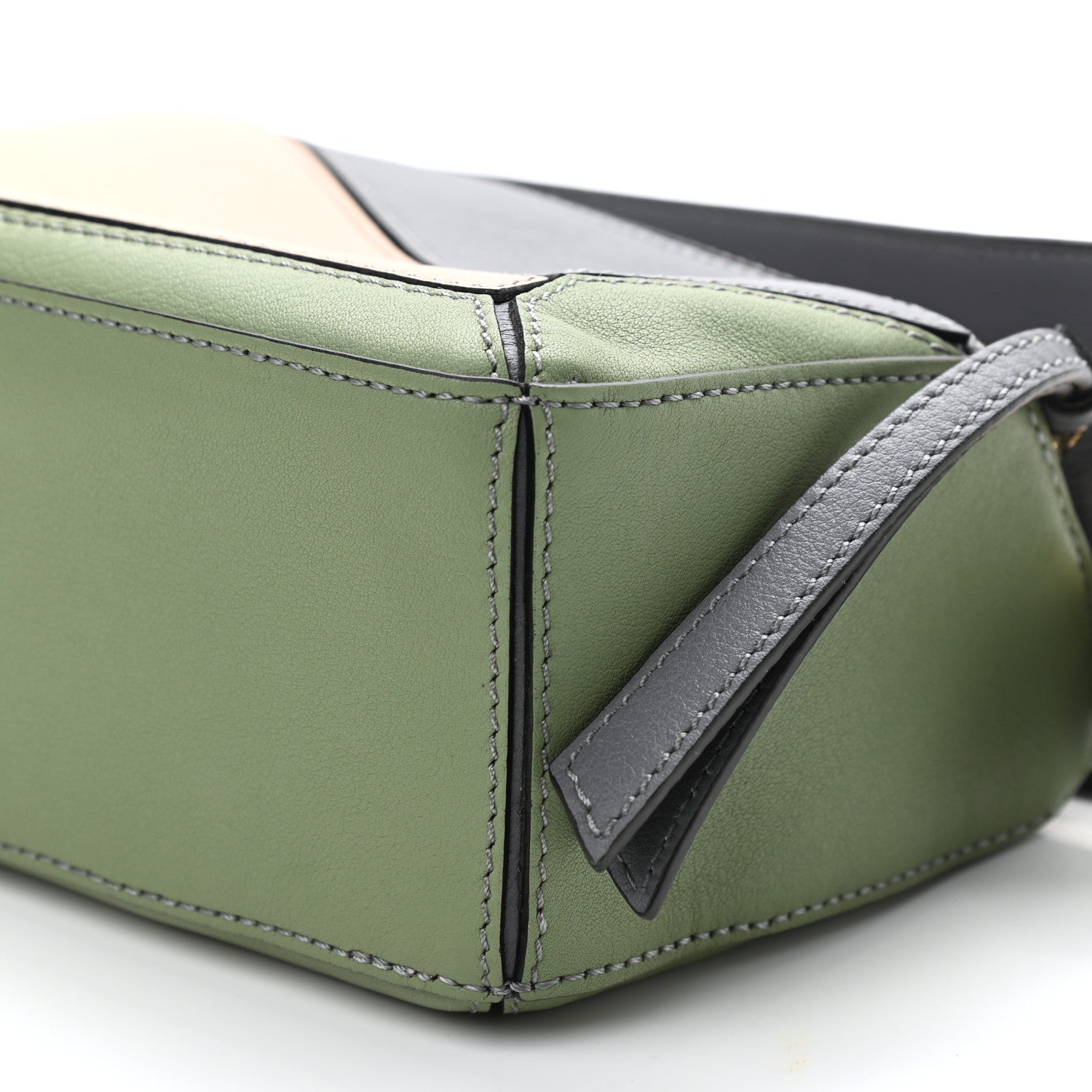 Loewe Calfskin Mini Puzzle Bag Asphalt Grey Nude 10 of 11