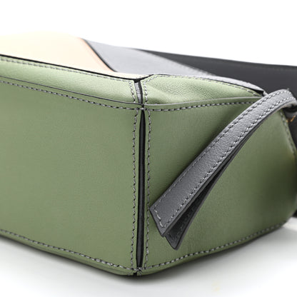 Loewe Calfskin Mini Puzzle Bag Asphalt Grey Nude 10 of 11