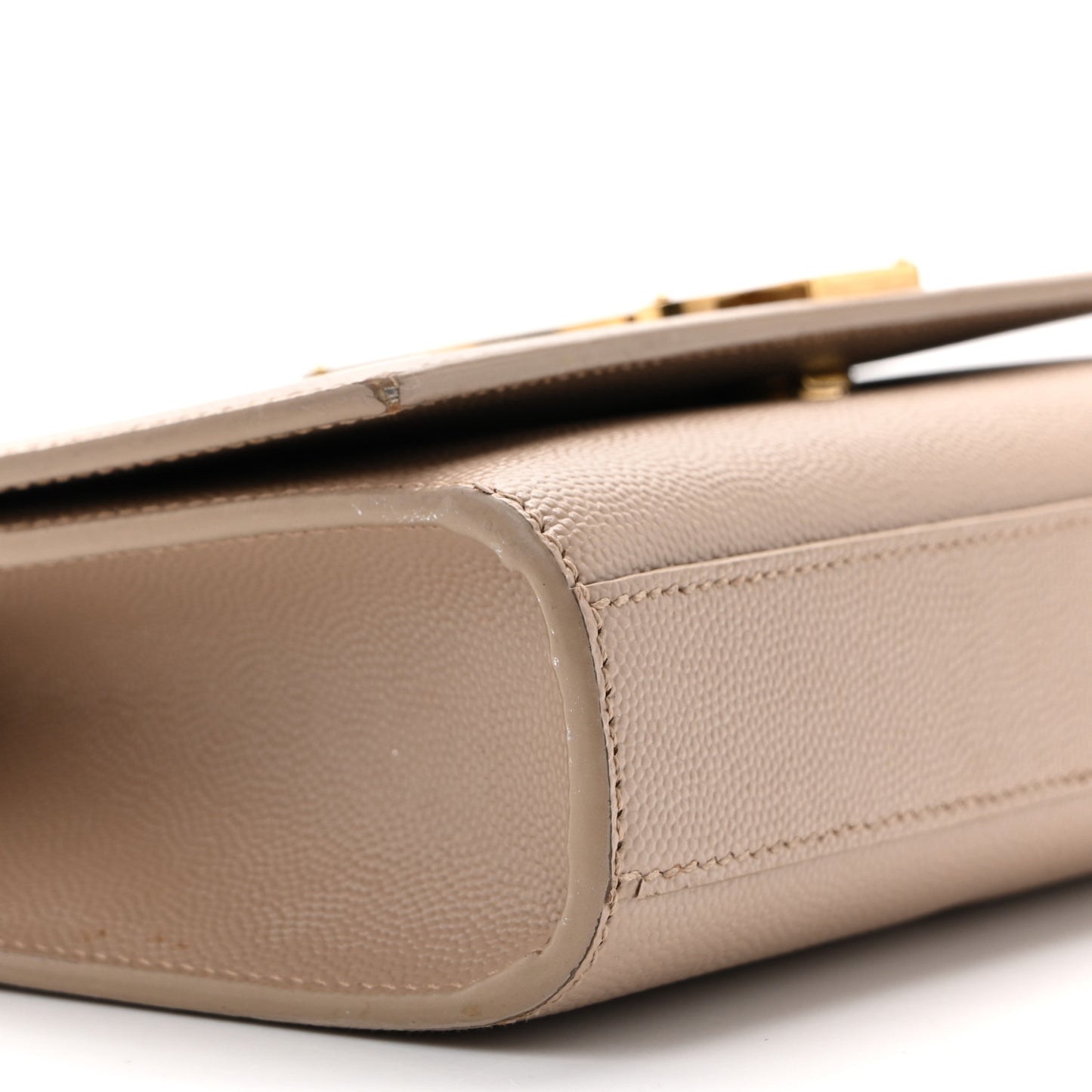 Grain De Poudre Small Monogram Kate Satchel Dark Beige