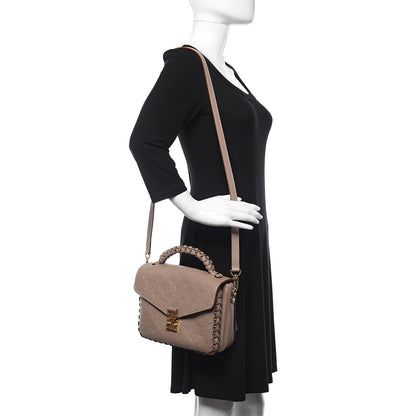 Louis Vuitton Empreinte Braided Pochette Metis Vison 2 of 8
