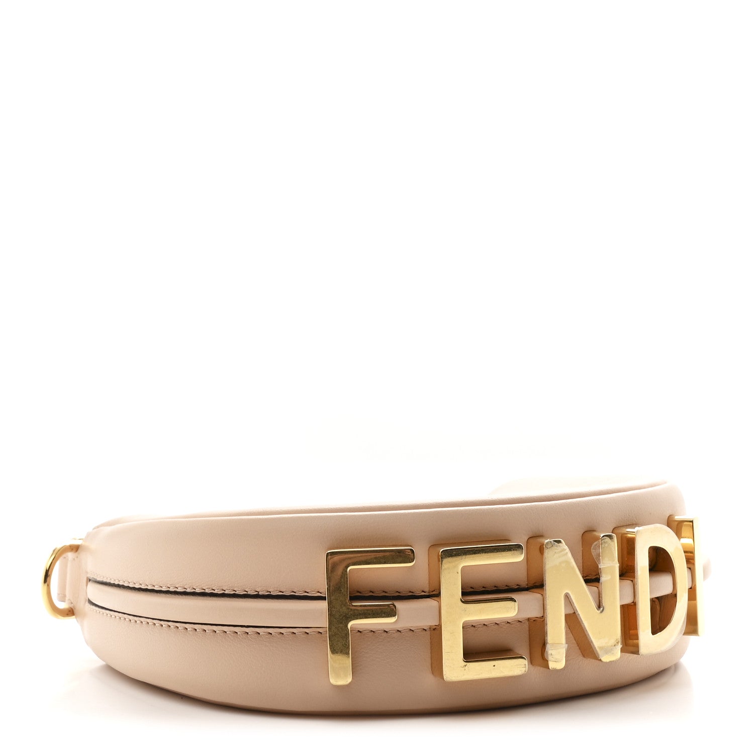 Fendi Vitello Grace Matte Nano Fendigraphy Hobo Charm Light Rose 5 of 8