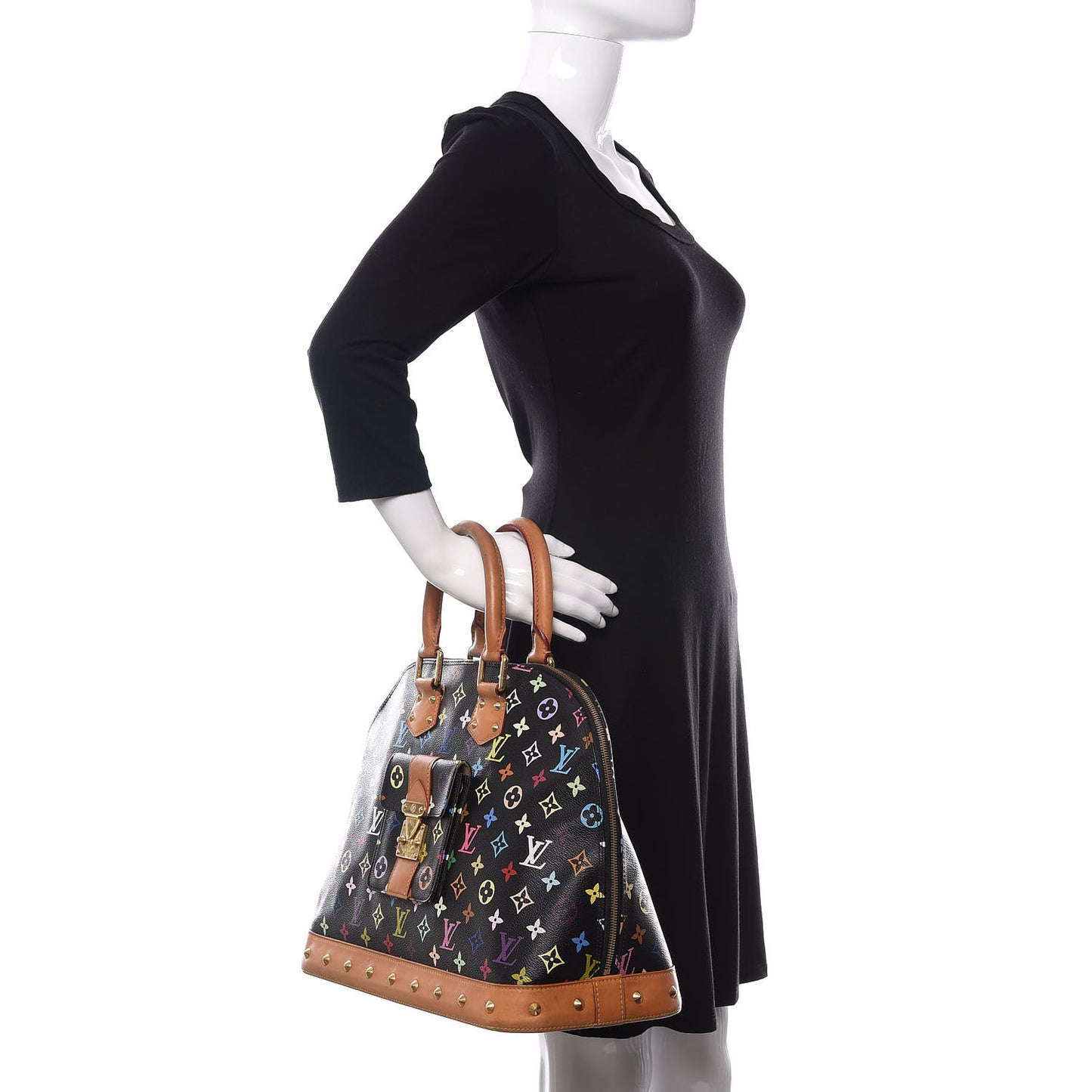 Monogram Multicolor Alma GM Black