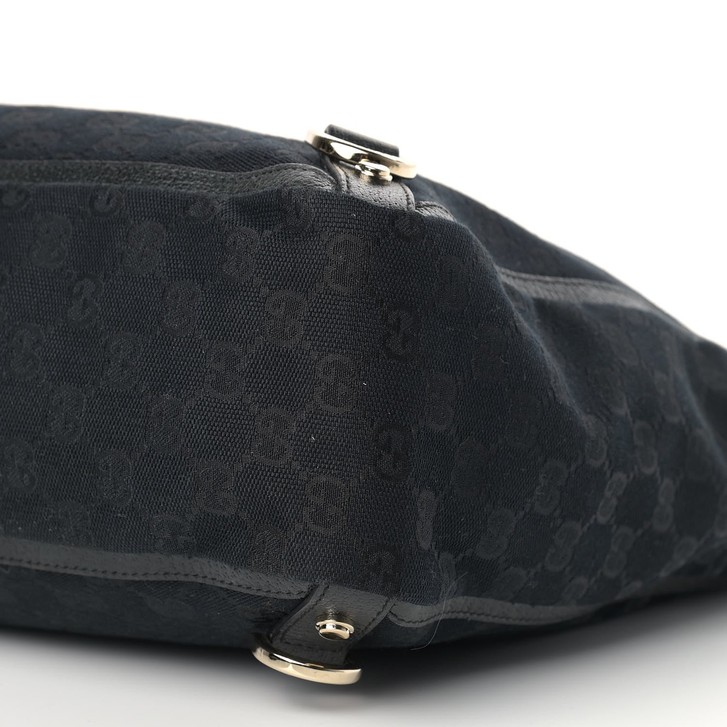 Gucci Monogram Large Abbey Tote Black 9 of 13