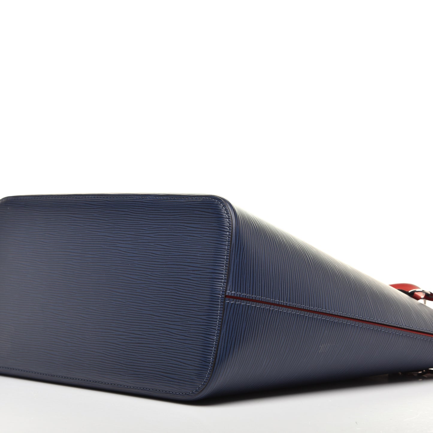 Epi Neverfull MM Indigo Coquelicot