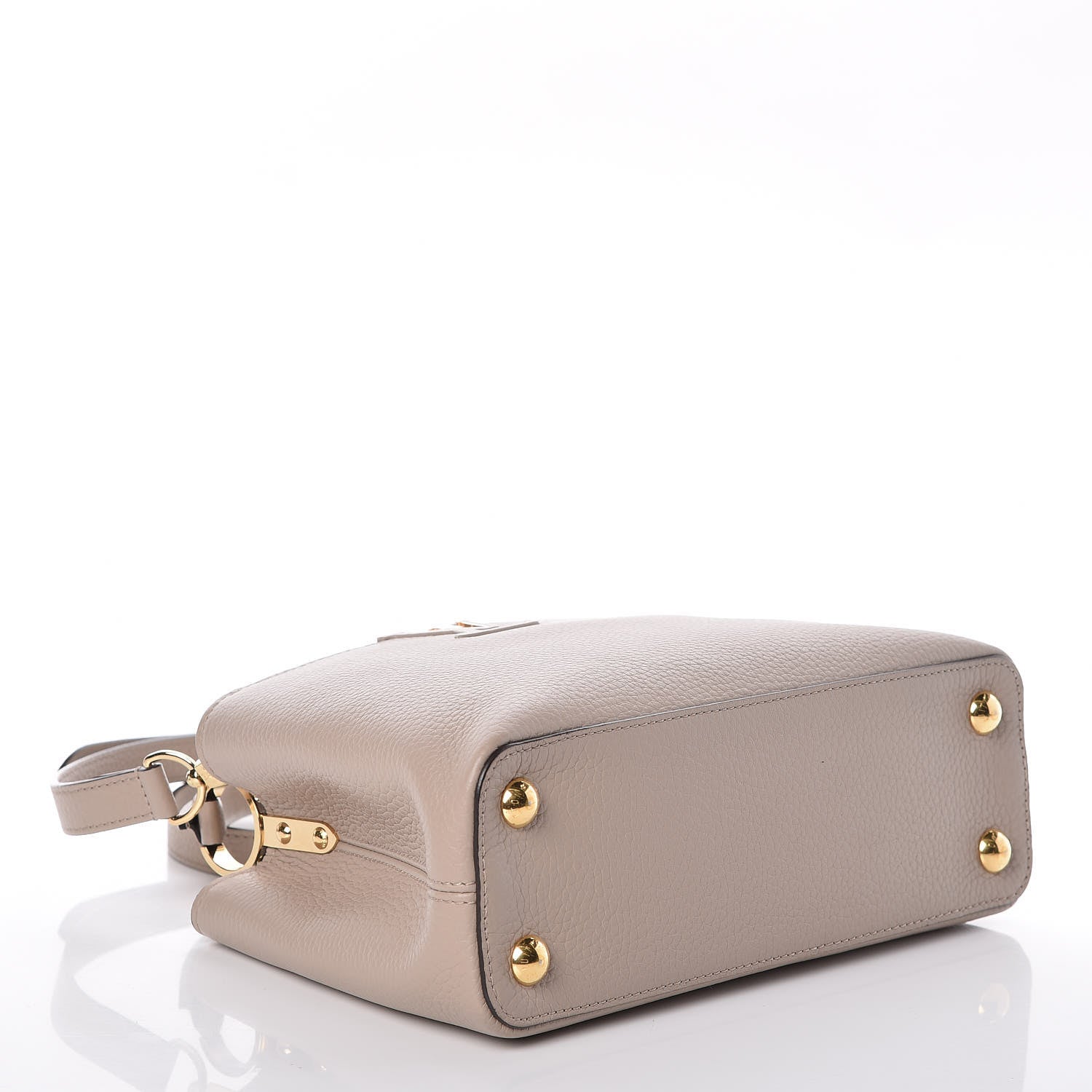 Louis Vuitton Taurillon Capucines BB Galet 5 of 9