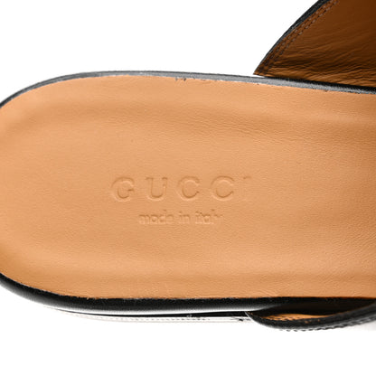 Gucci Calfskin Womens Princetown Slippers 36 Black 8 of 11