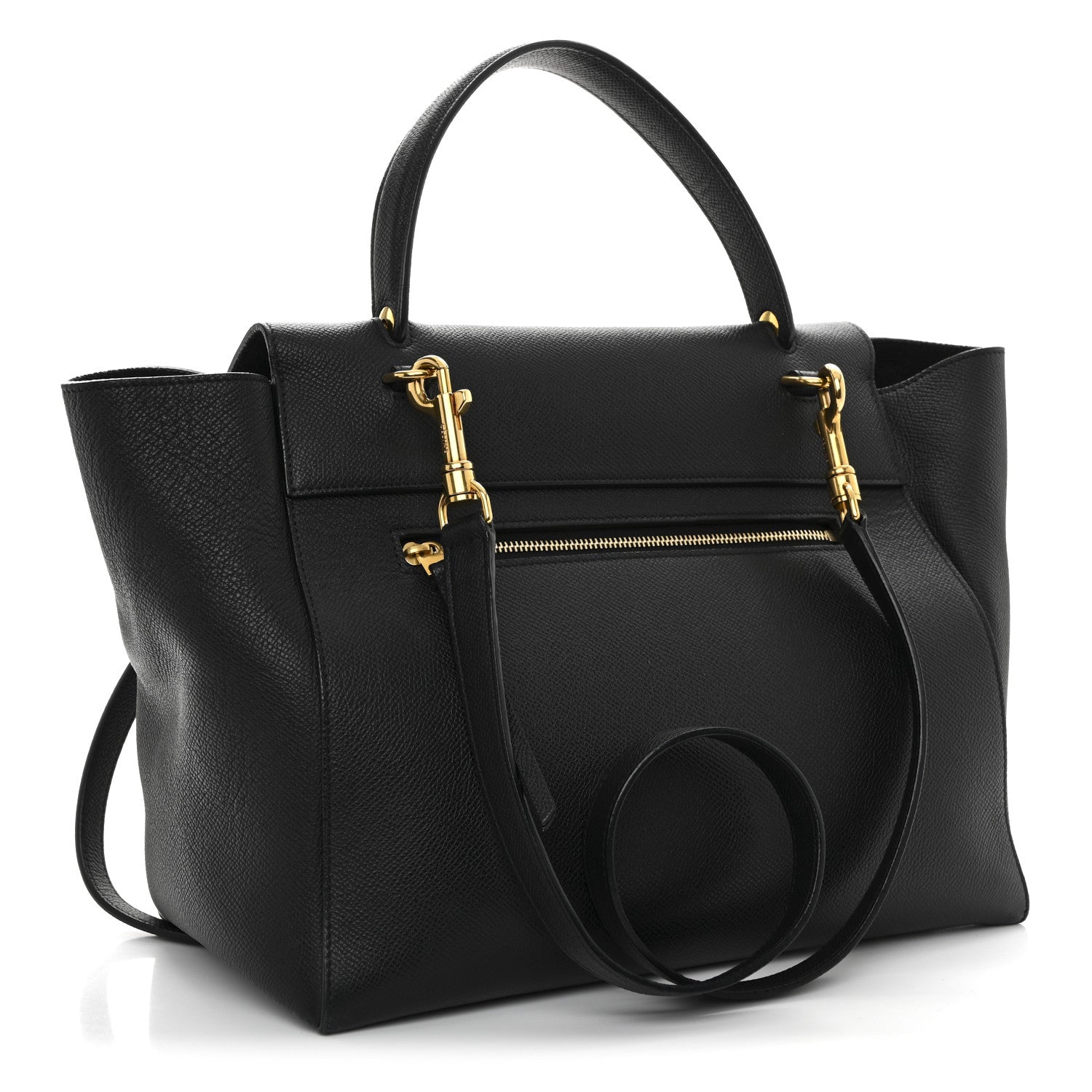 Celine Grained Calfskin Mini Belt Bag Black 3 of 11