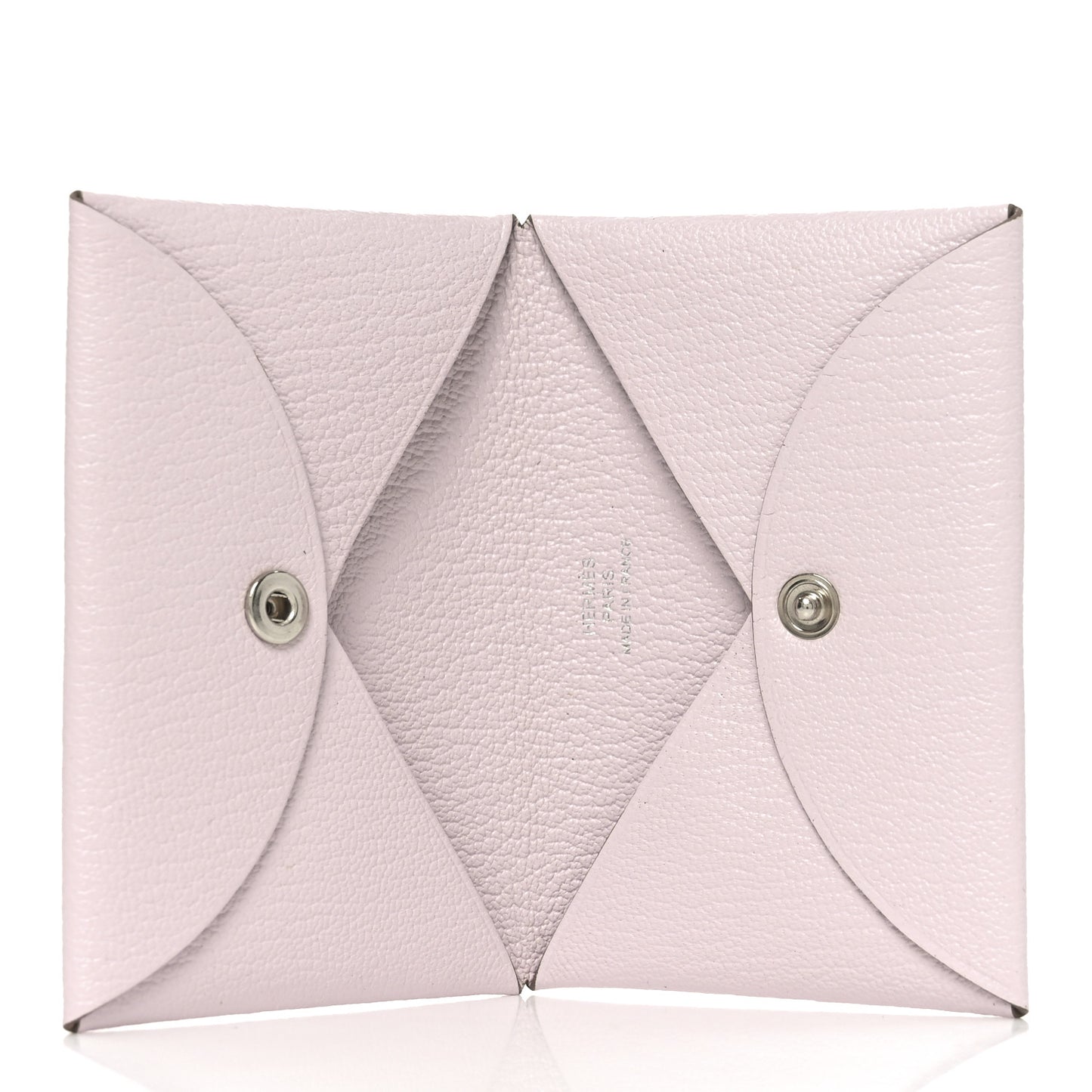 Chevre Mysore Calvi Card Case Mauve Pale
