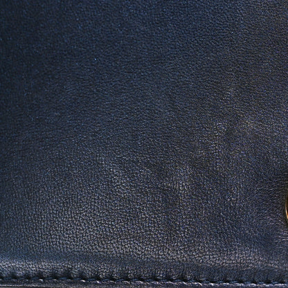Chanel Lambskin Embossed New Medium Boy Cube Flap Navy 13 of 13