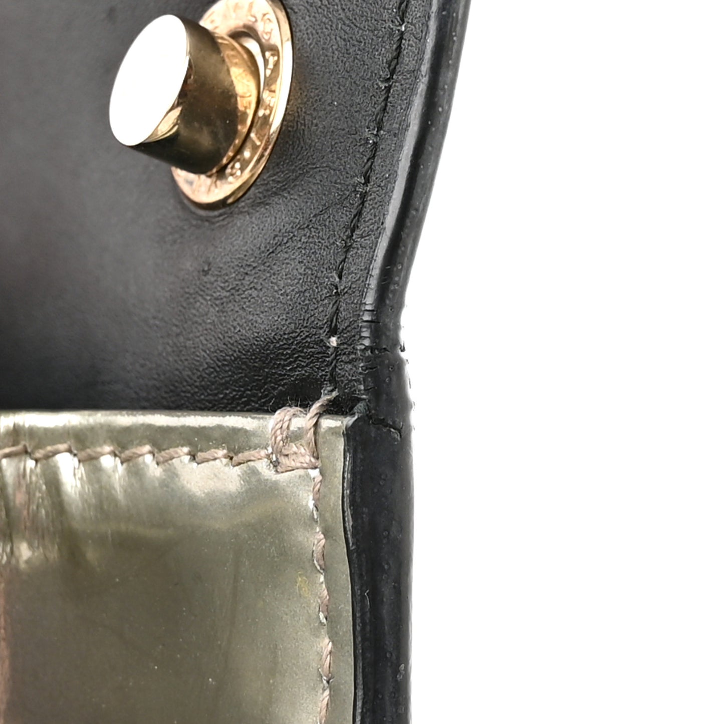 Metallic Calfskin Small Serpenti Forever Snake Strap Crossbody Bag Silver