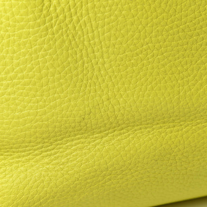 Burberry Grainy Calfskin Remington Tote Neon Yellow 13 of 14