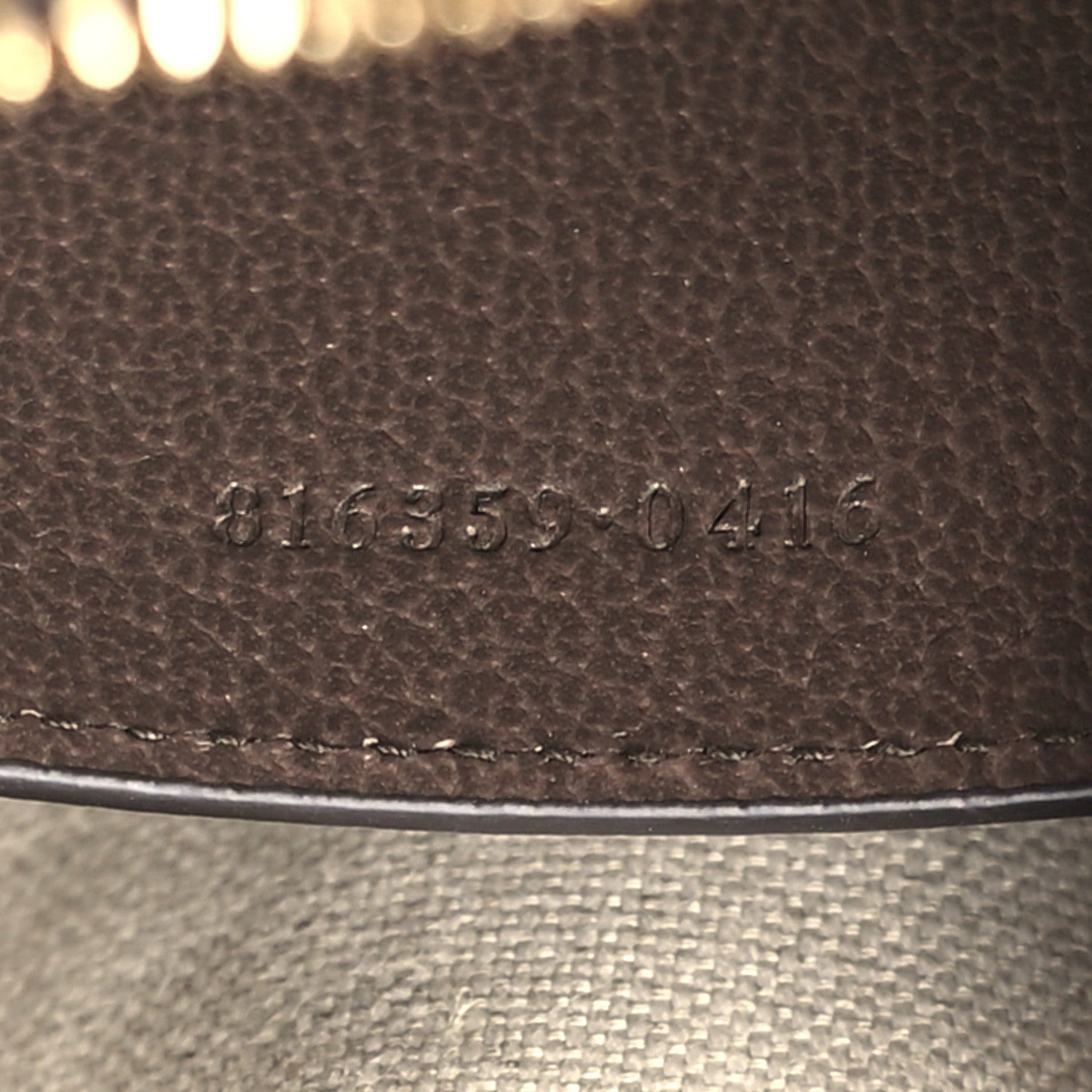 Gucci GG Supreme Monogram Textured Dollar Calfskin Mini Ophidia Shoulder Bag Beige Ebony New Acero 7 of 11
