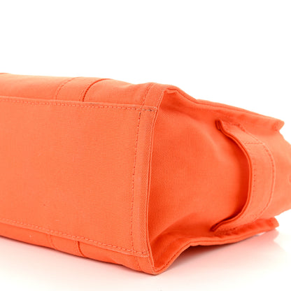 Marc Jacobs Cotton Canvas Medium The Traveler Tote Bag Orange 11 of 11