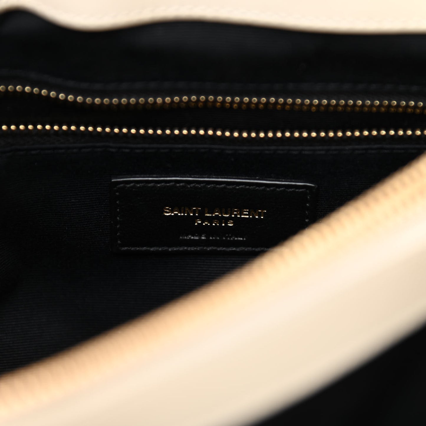 Calfskin Y Quilted Monogram Medium Loulou Chain Satchel Crema Soft