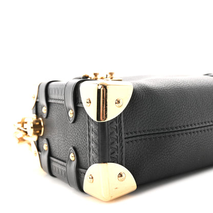 Louis Vuitton Grained Calfskin Side Trunk PM Black 8 of 9