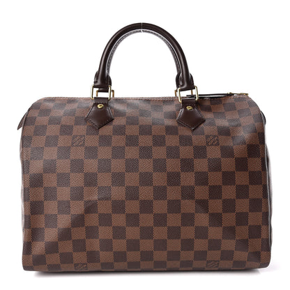 Louis Vuitton Damier Ebene Speedy 30 1 of 12