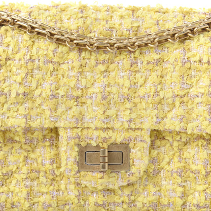 Chanel Tweed Quilted 2.55 Reissue Mini Flap Yellow 11 of 12