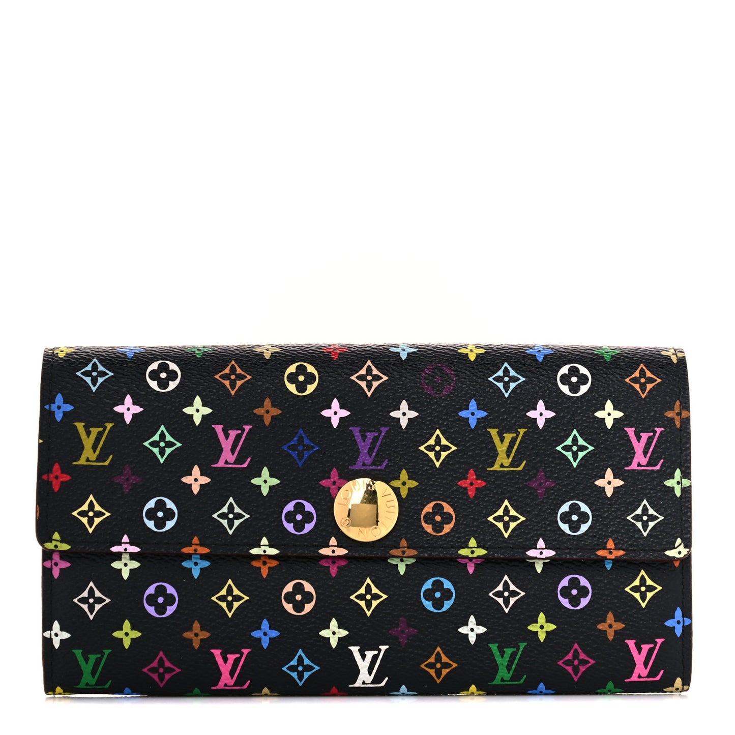 Monogram Multicolor Sarah Wallet Black Grenade