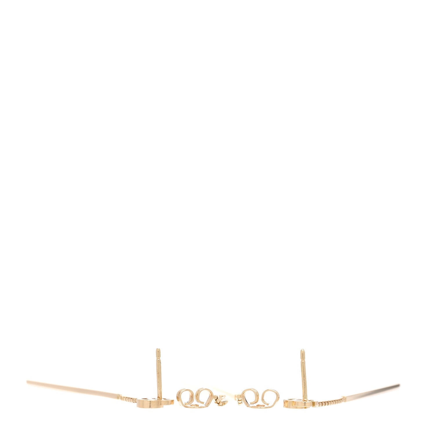 Gucci 18K Yellow Gold Running G Drop Chain Earrings 3 of 4