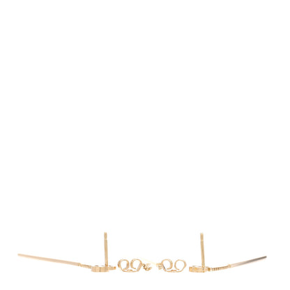 Gucci 18K Yellow Gold Running G Drop Chain Earrings 3 of 4