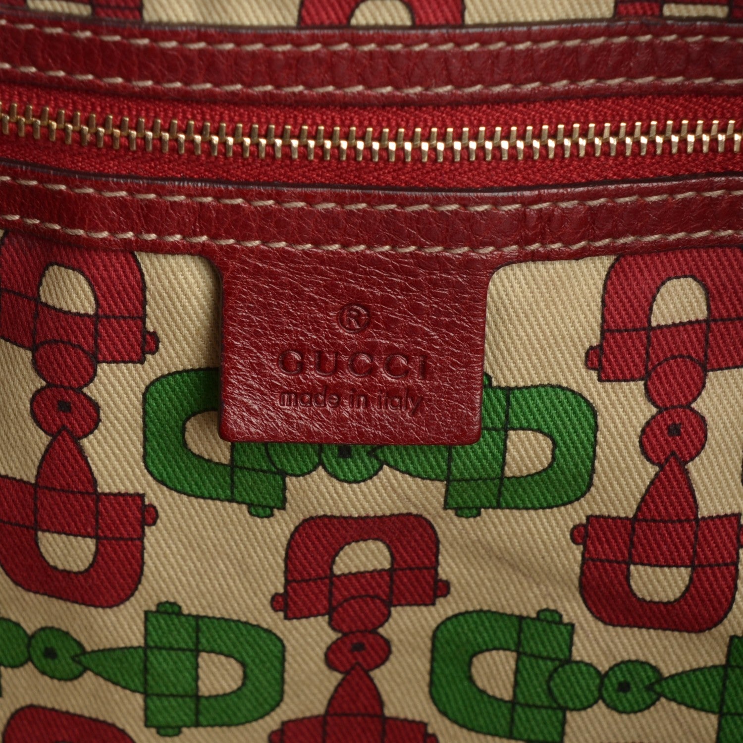 Gucci Guccissima Trim Large Signoria Hobo Red 6 of 7