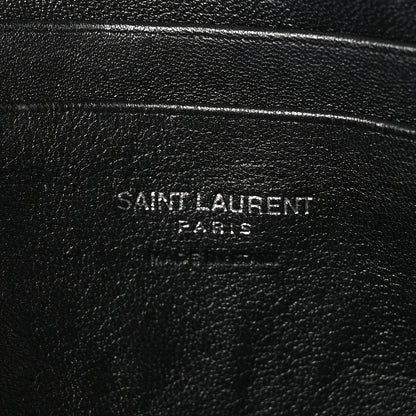 Saint Laurent Grain De Poudre Matelasse Monogram Mini Lou Camera Bag Black 5 of 10