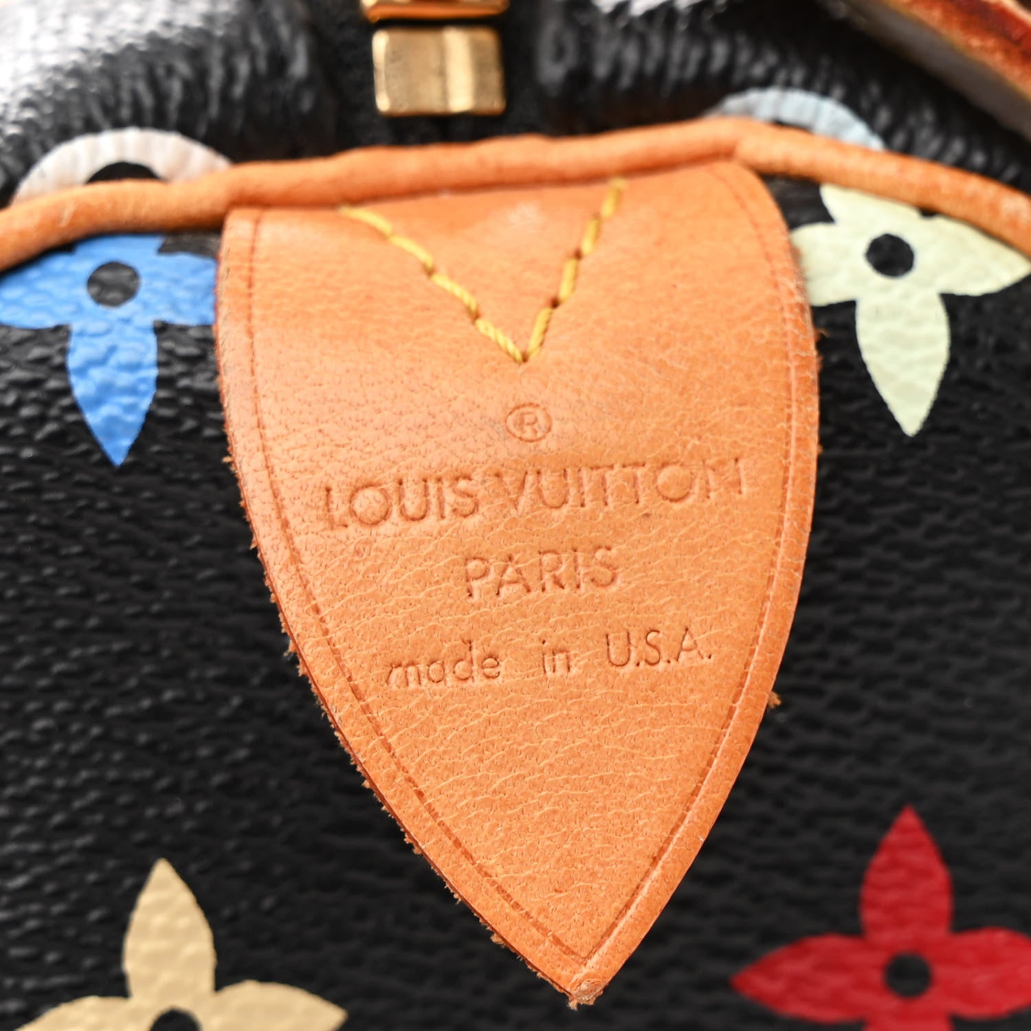Louis Vuitton Monogram Multicolor Speedy 30 Black 6 of 20