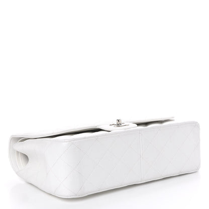Chanel Caviar Quilted Jumbo Double Flap White 3 of 14