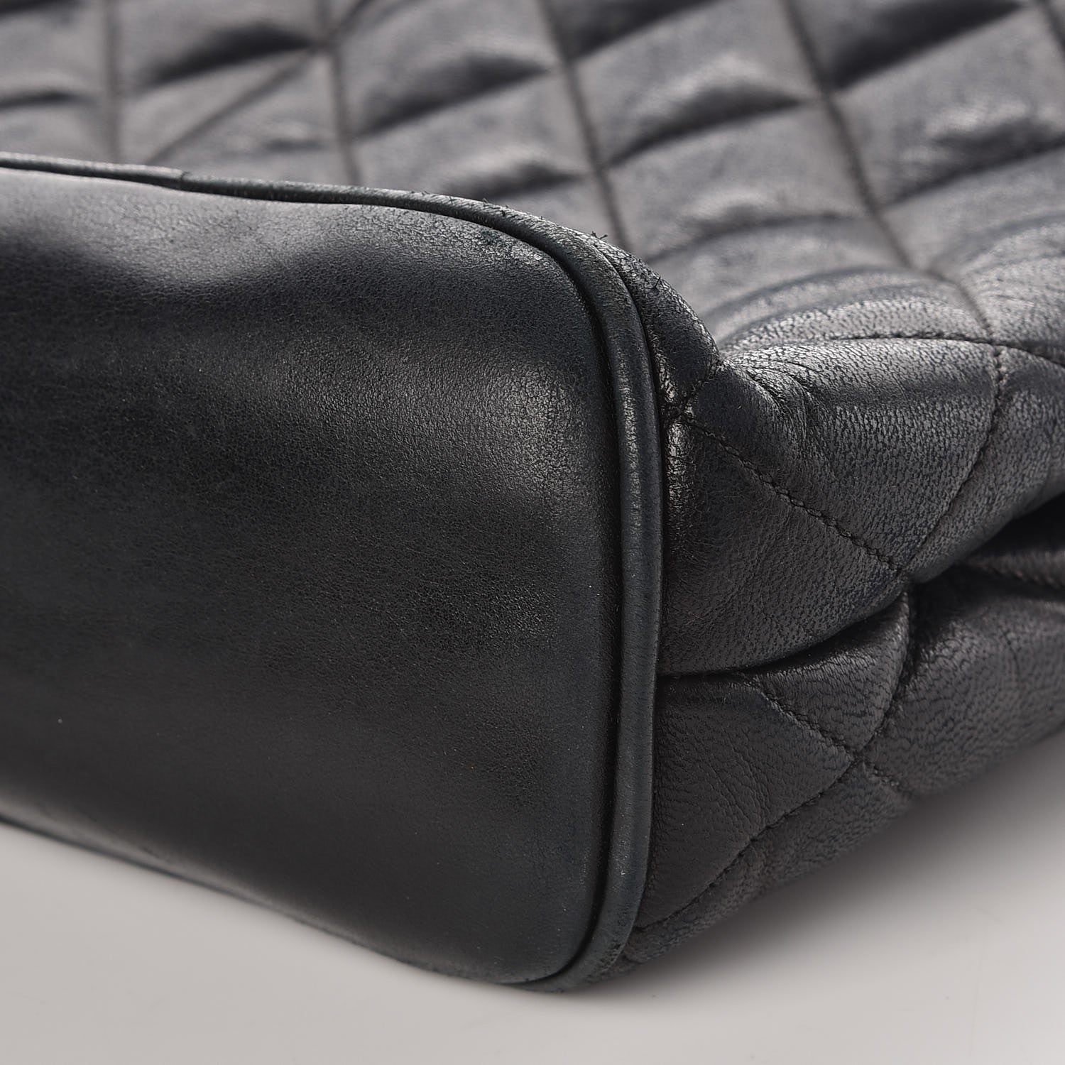Chanel Lambskin Quilted Shoulder Bag Black 9 of 9