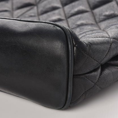 Chanel Lambskin Quilted Shoulder Bag Black 9 of 9