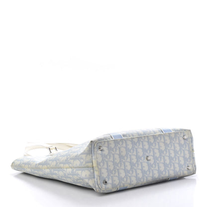 Christian Dior Monogram Trotter No 2 Shopping Tote Blue 4 of 12