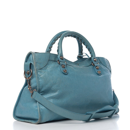 Balenciaga Agneau Giant 21 Gold Hardware City Bleu Indigo 2 of 17