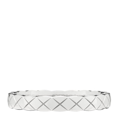 Chanel 18K White Gold Mini Coco Crush Ring 58 8.25 3 of 4