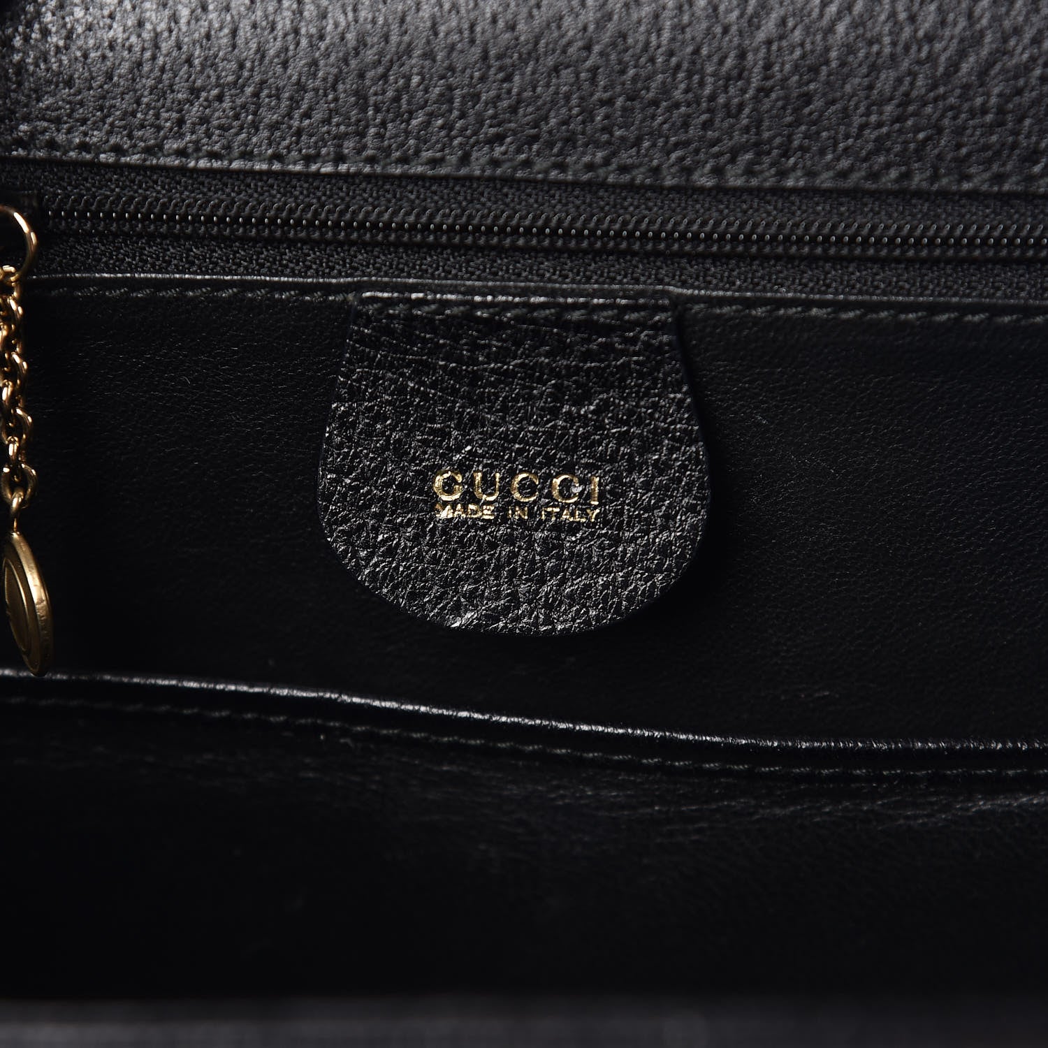 Gucci Calfskin Bamboo Top Handle Bag Black 6 of 13