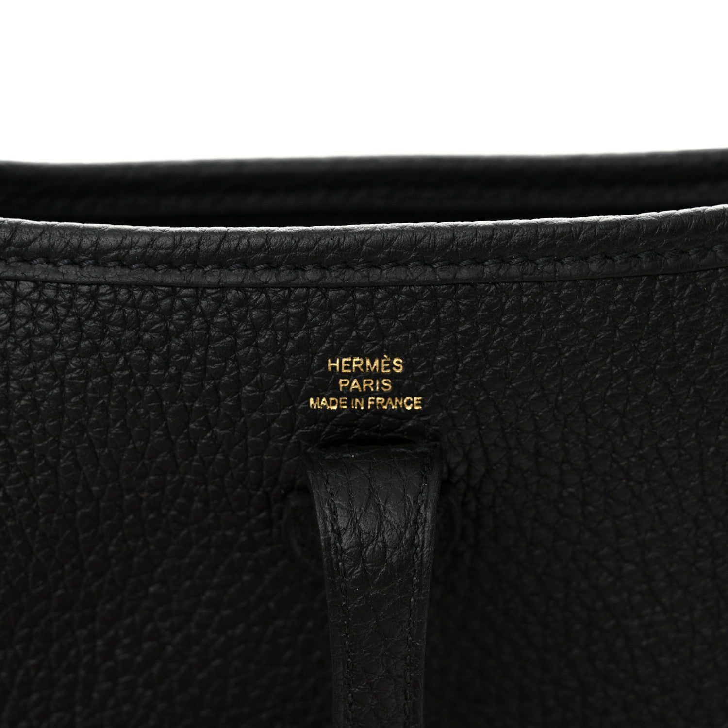 Hermes Taurillon Clemence Evelyne TPM Black 6 of 11