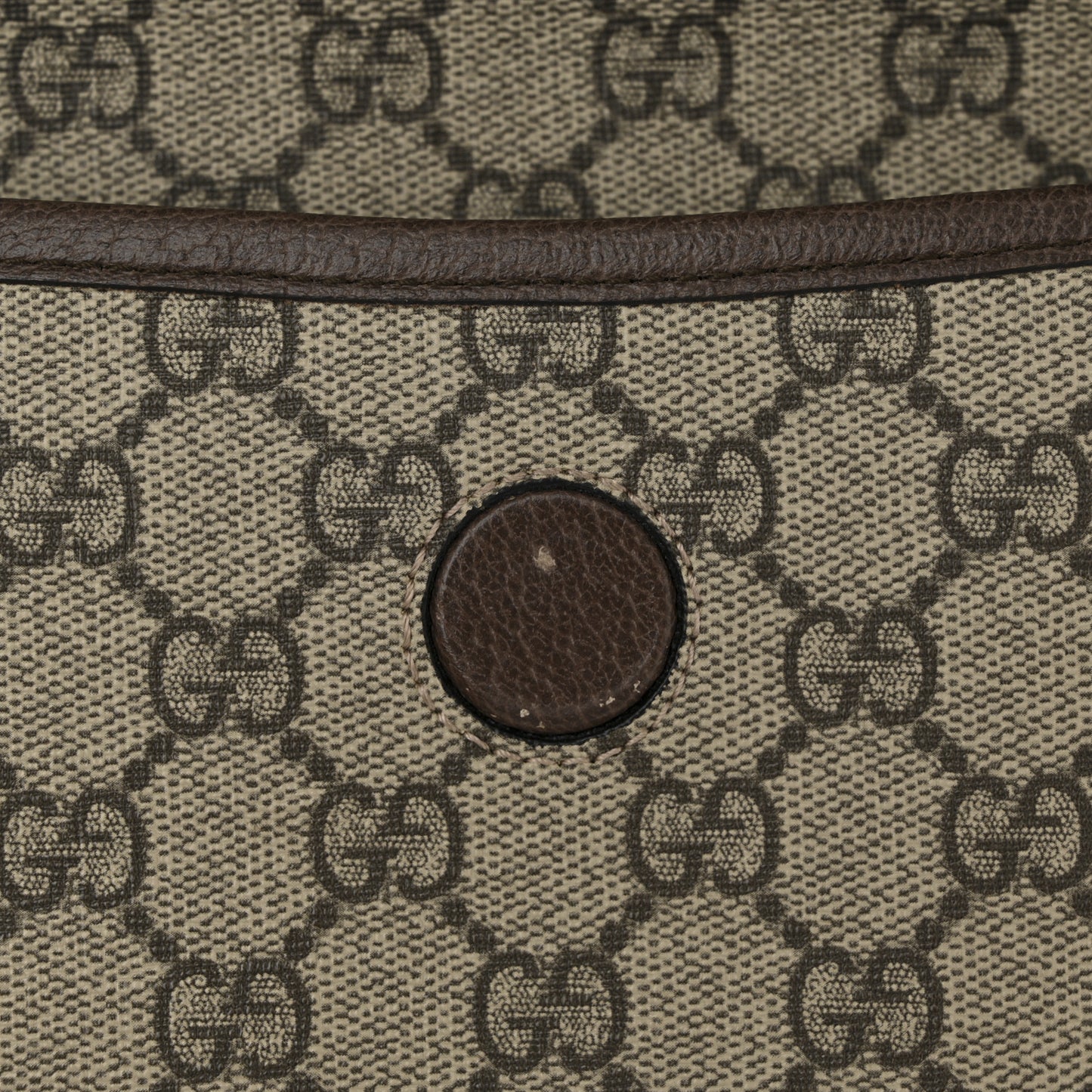 GG Supreme Monogram Neo Vintage Web Belt Bag Brown