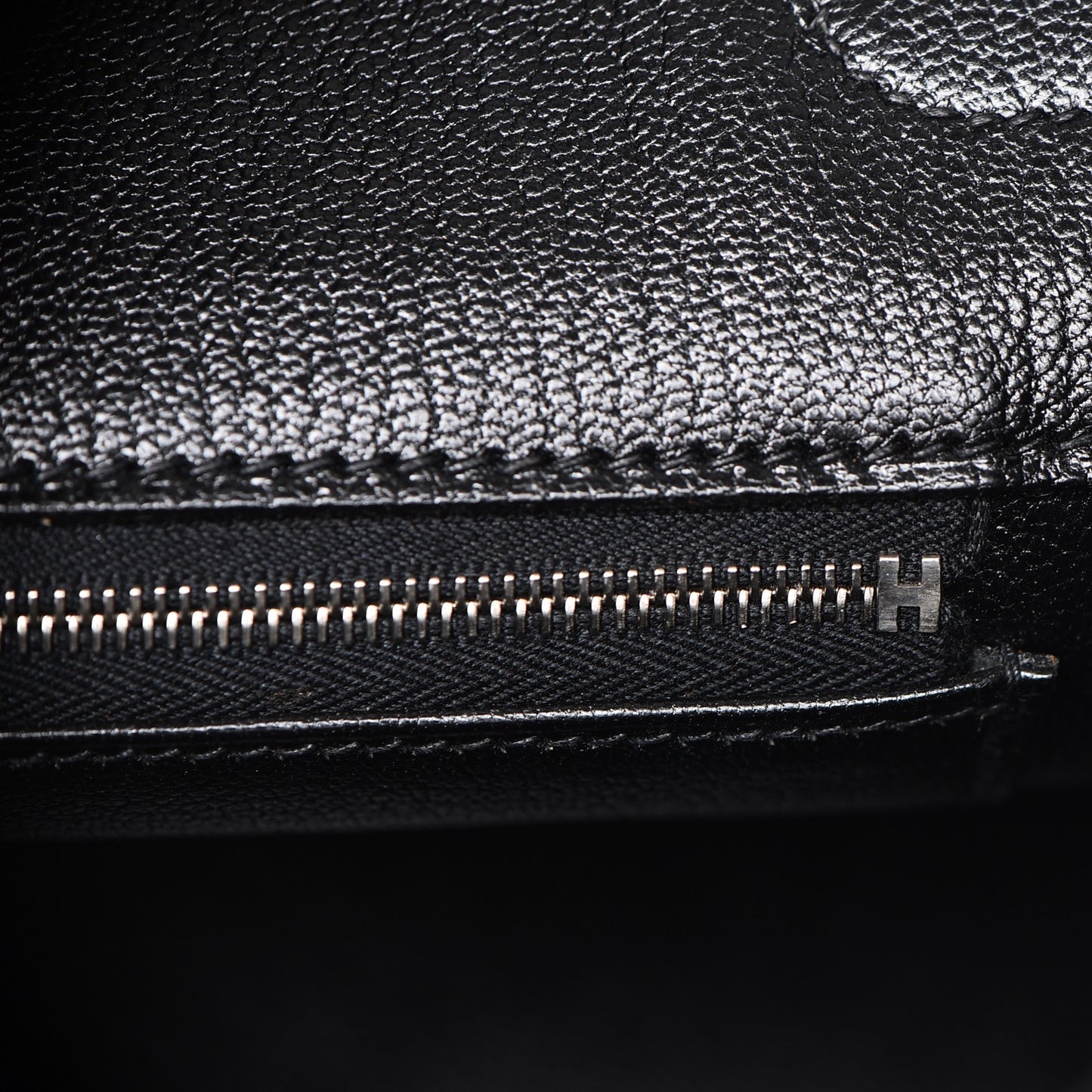 Toile Box Potamus Birkin 35 Black Rouge H