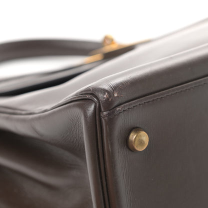 Hermes Box Kelly Retourne 32 Chocolate 9 of 21
