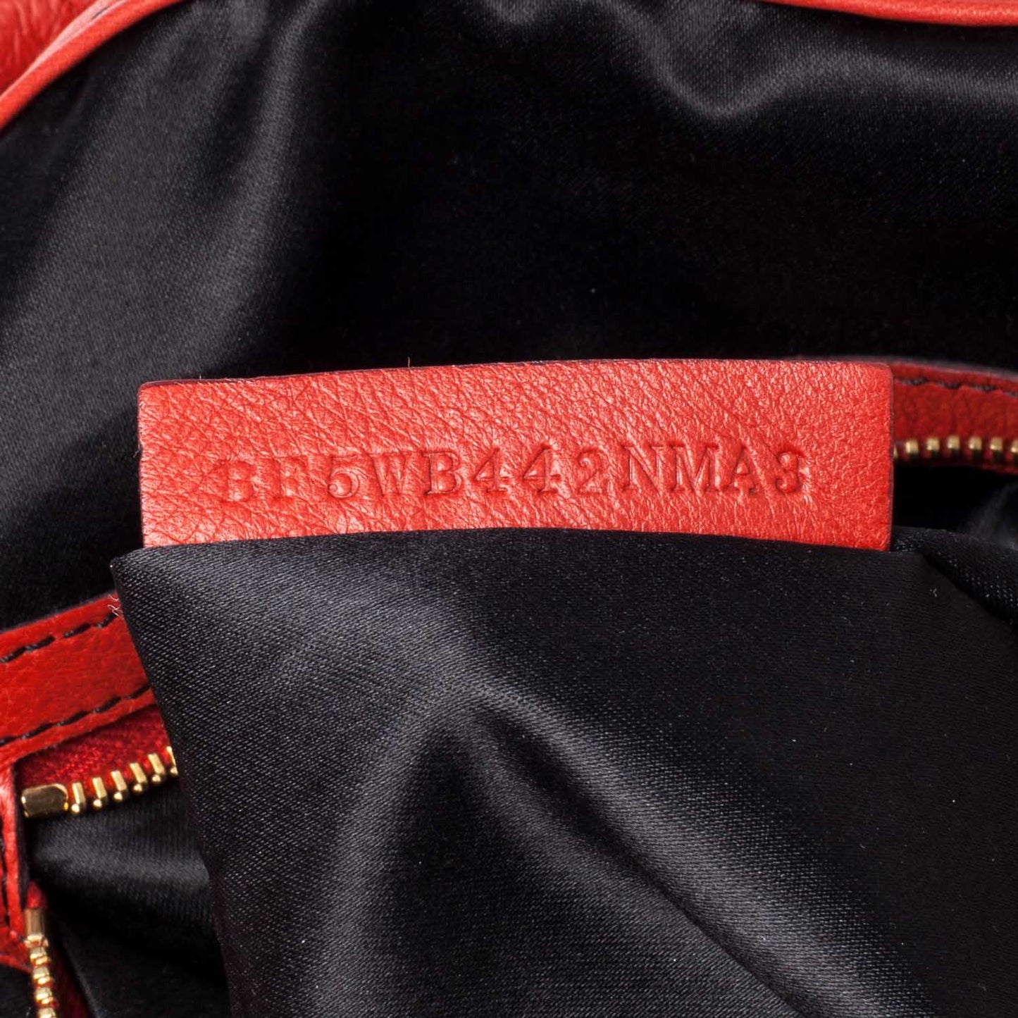 Nappa Premier Bow Hobo Rosso