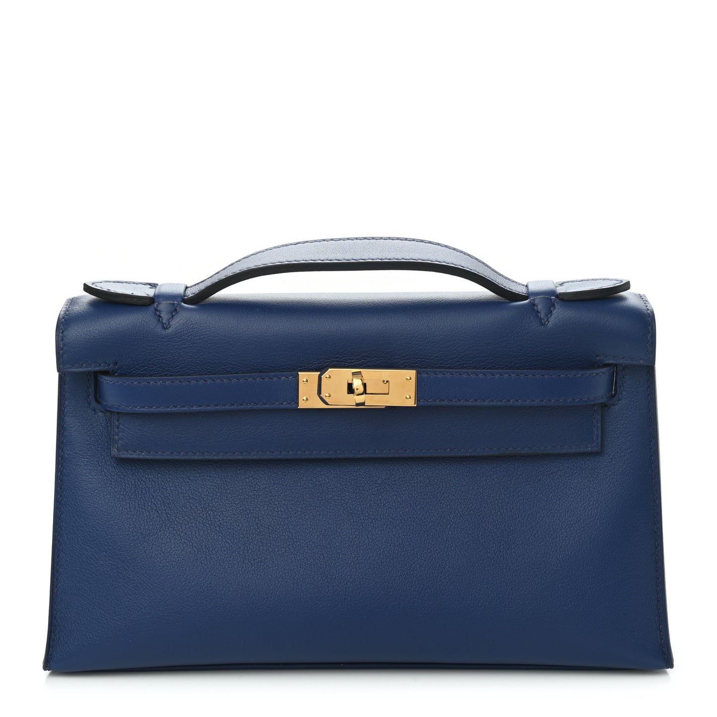 Swift Kelly Pochette Clutch Bleu Saphir