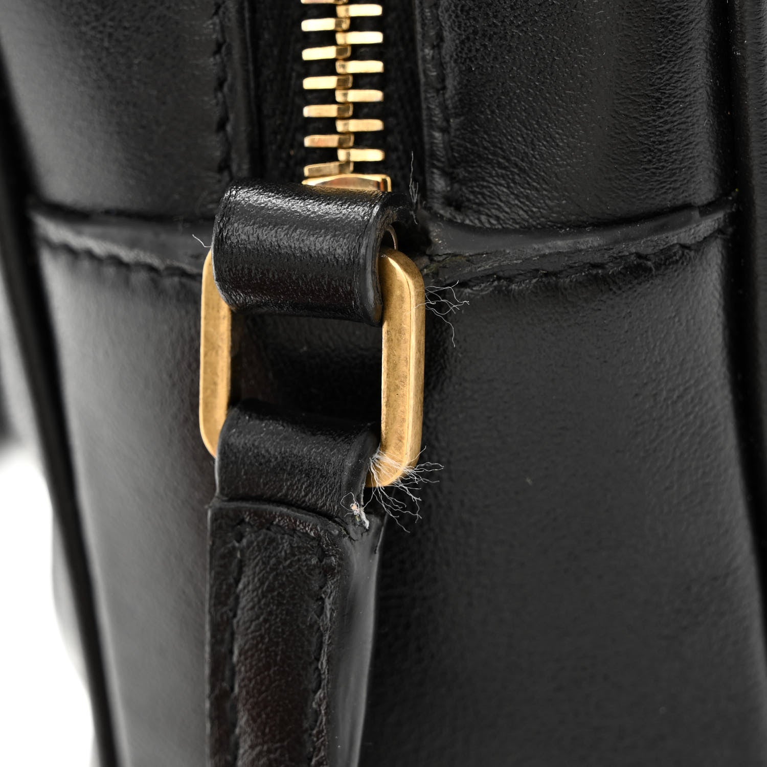 Saint Laurent Calfskin Matelasse Monogram Lou Camera Bag Black 12 of 12