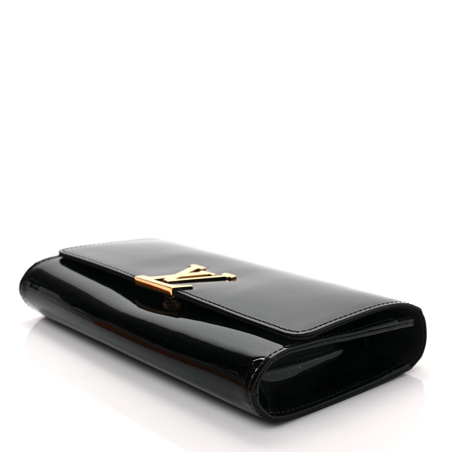 Louis Vuitton Patent Louise EW Clutch Black 7 of 7