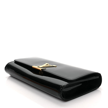 Louis Vuitton Patent Louise EW Clutch Black 7 of 7