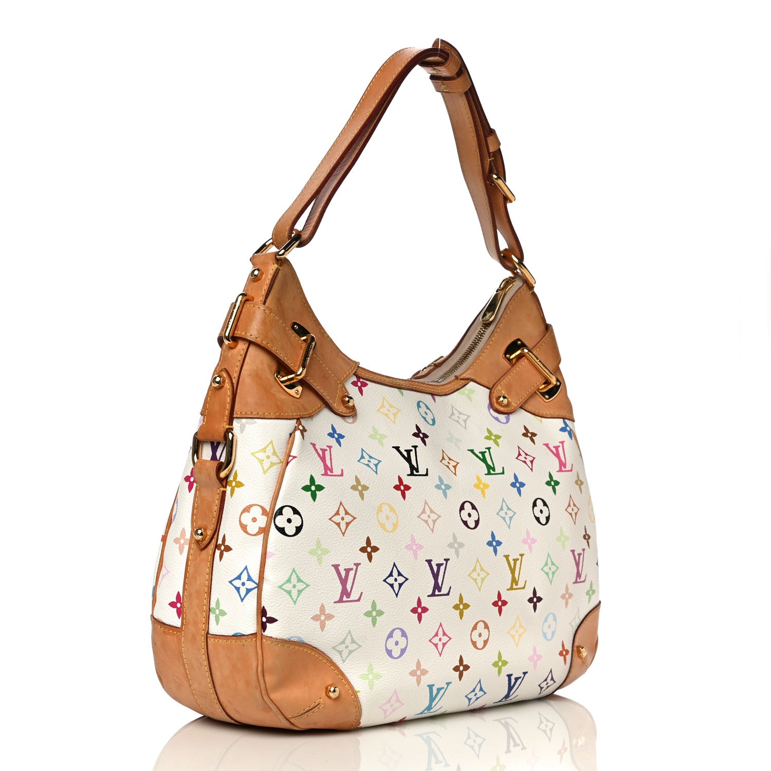 Louis Vuitton Monogram Multicolor Greta White 3 of 19