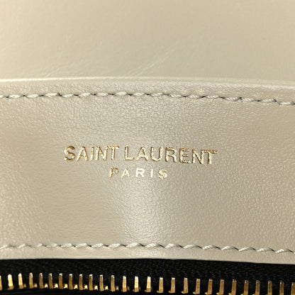 Saint Laurent Calfskin Y Quilted Monogram Toy Loulou Crossbody Bag Blanc Vintage 6 of 10