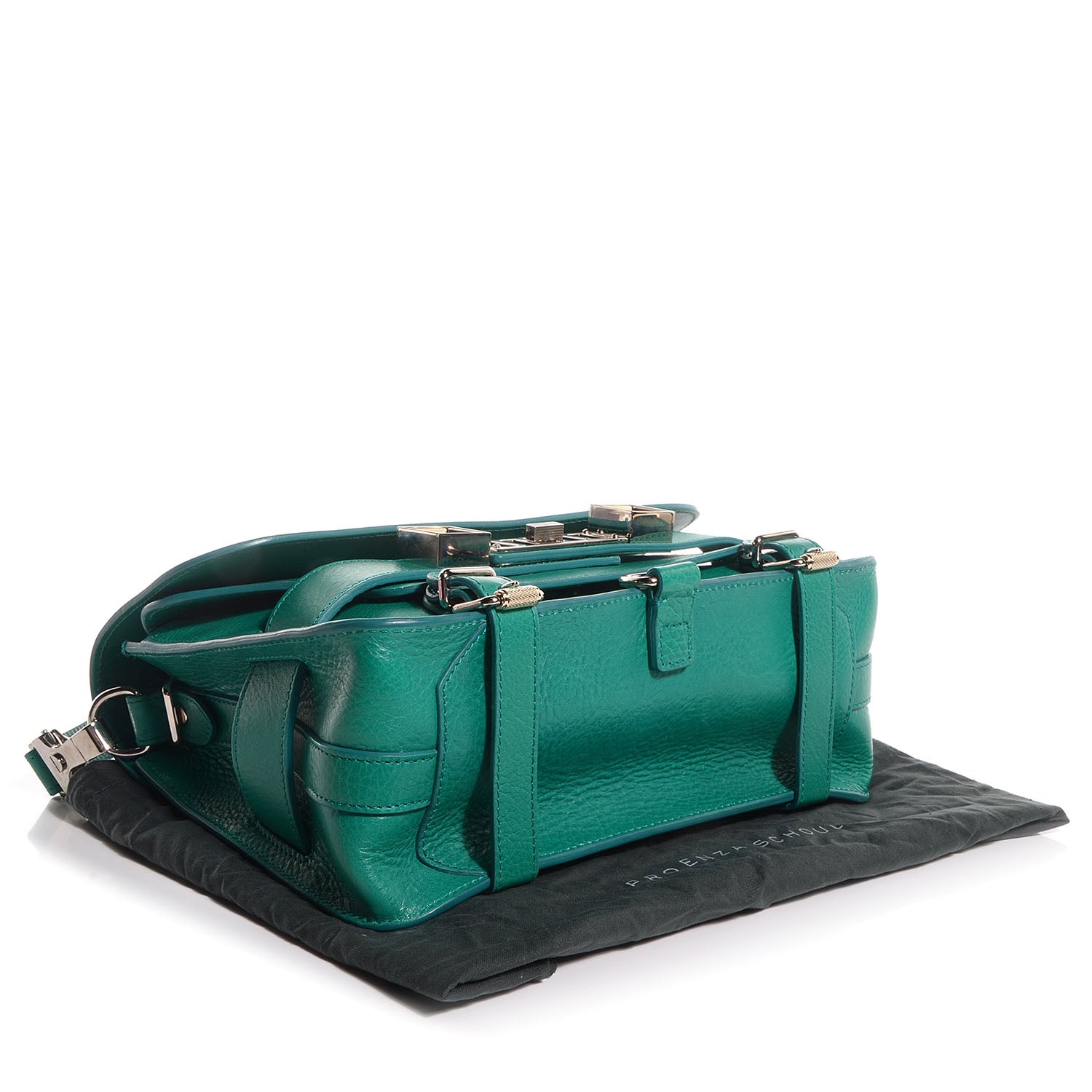Proenza Schouler Leather PS11 Classic Shoulder Bag Emerald 4 of 10