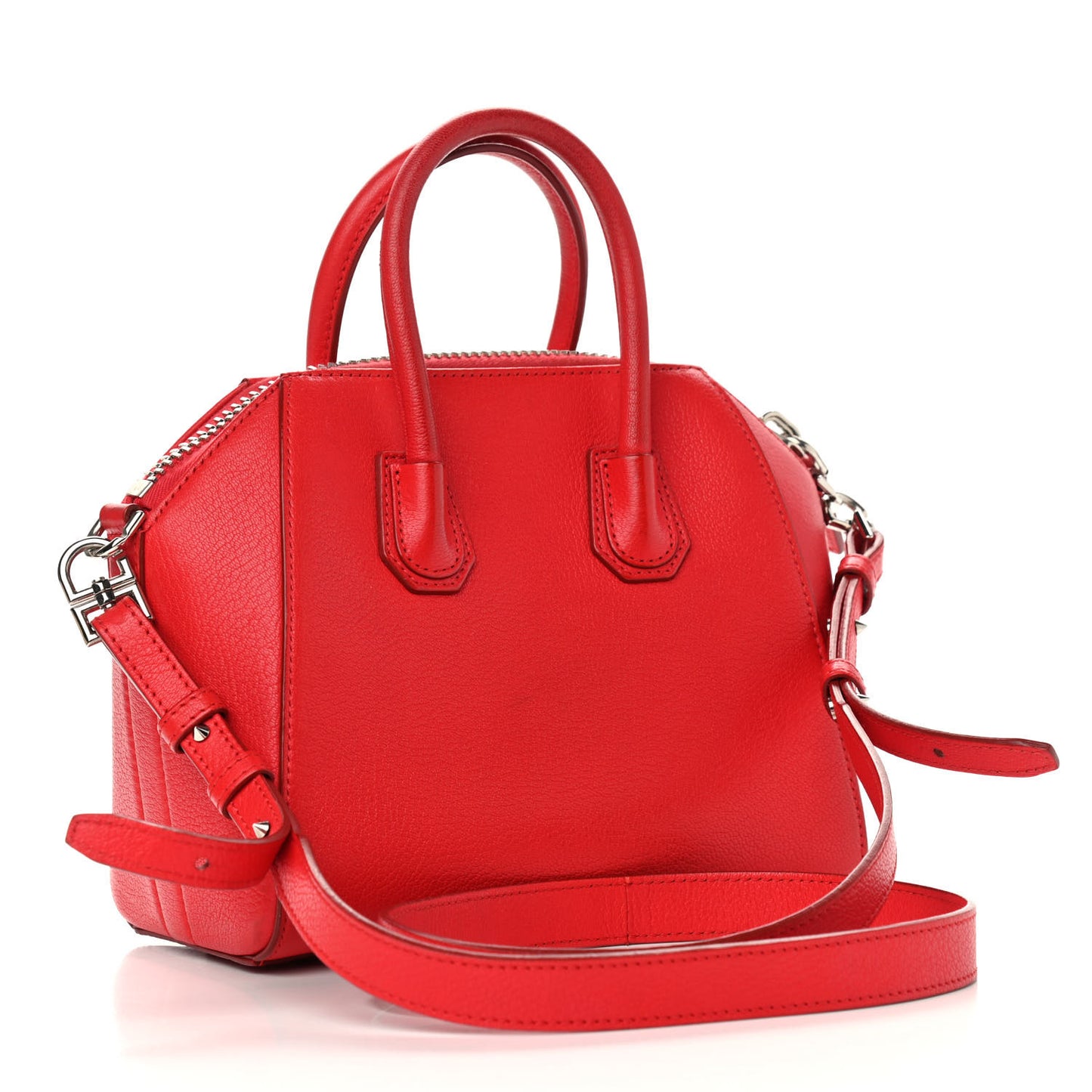 Sugar Goatskin Mini Antigona Red