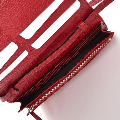 Gucci Dollar Calfskin Mini Swing Wallet Bag Red 5 of 8