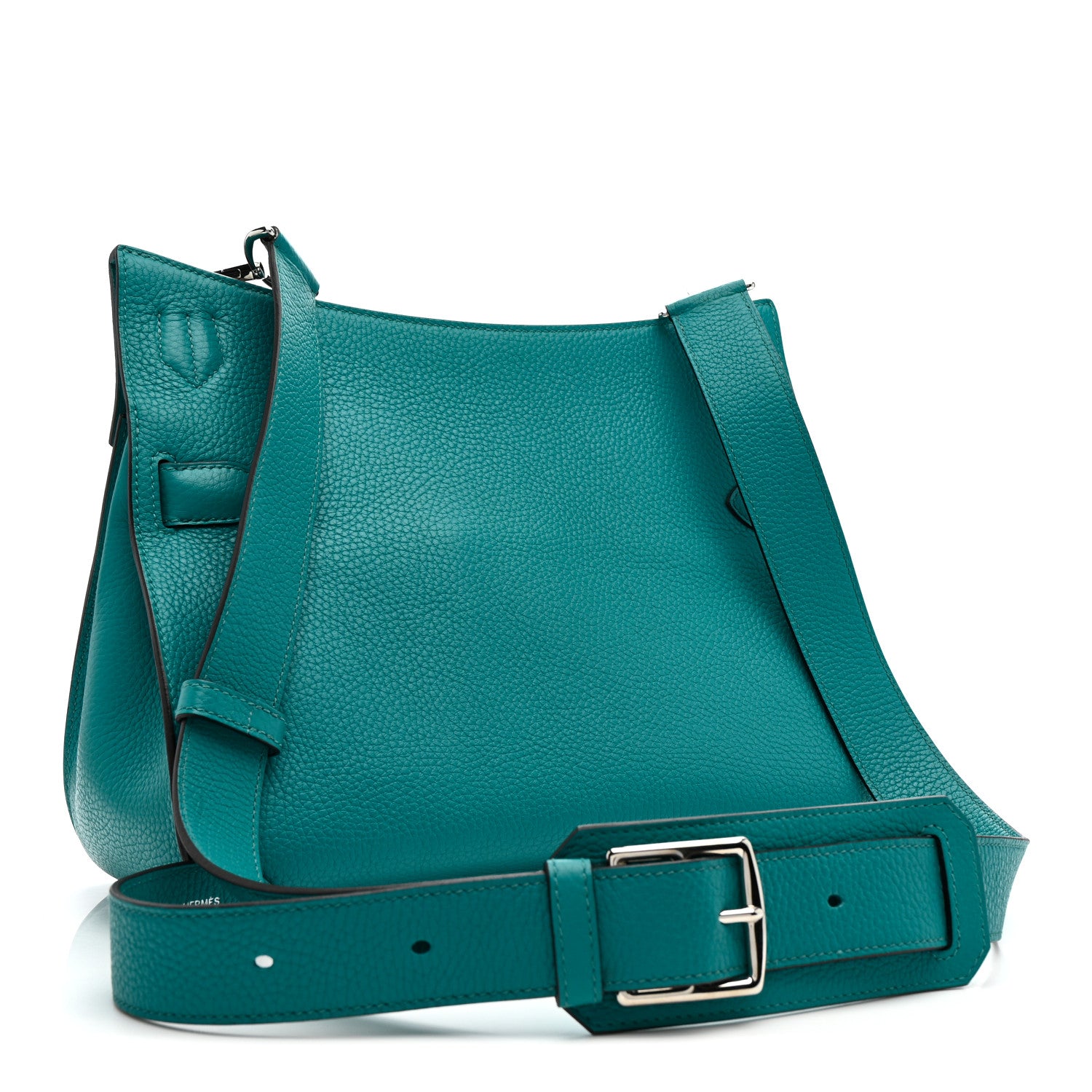 Hermes Taurillon Clemence Jypsiere 28 Bleu Paon 3 of 17