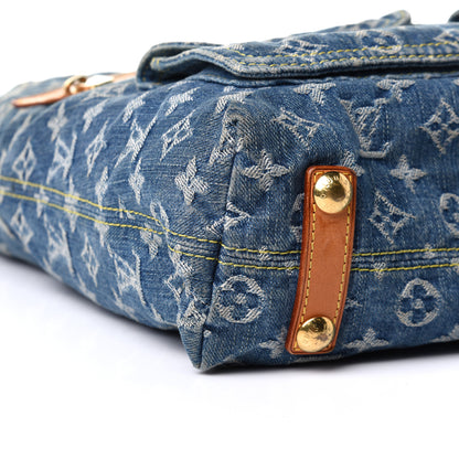 Louis Vuitton Denim Baggy GM Blue 8 of 9